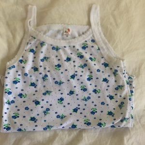 Floral tank top